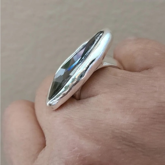 NOCTURNA - Bohemian Ring - Smoke gray crystal - Picture 15 of 15